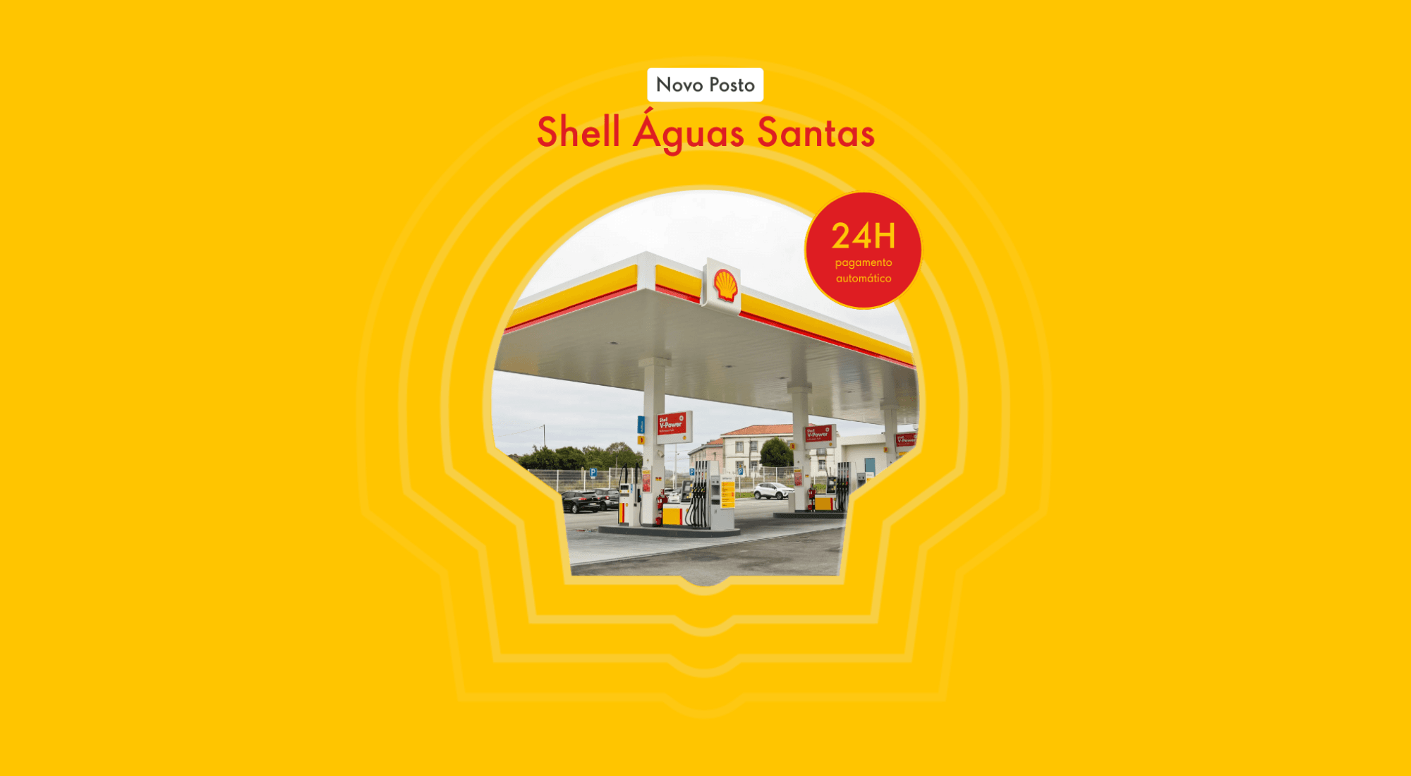 Olá Águas Santas! Novo posto Shell