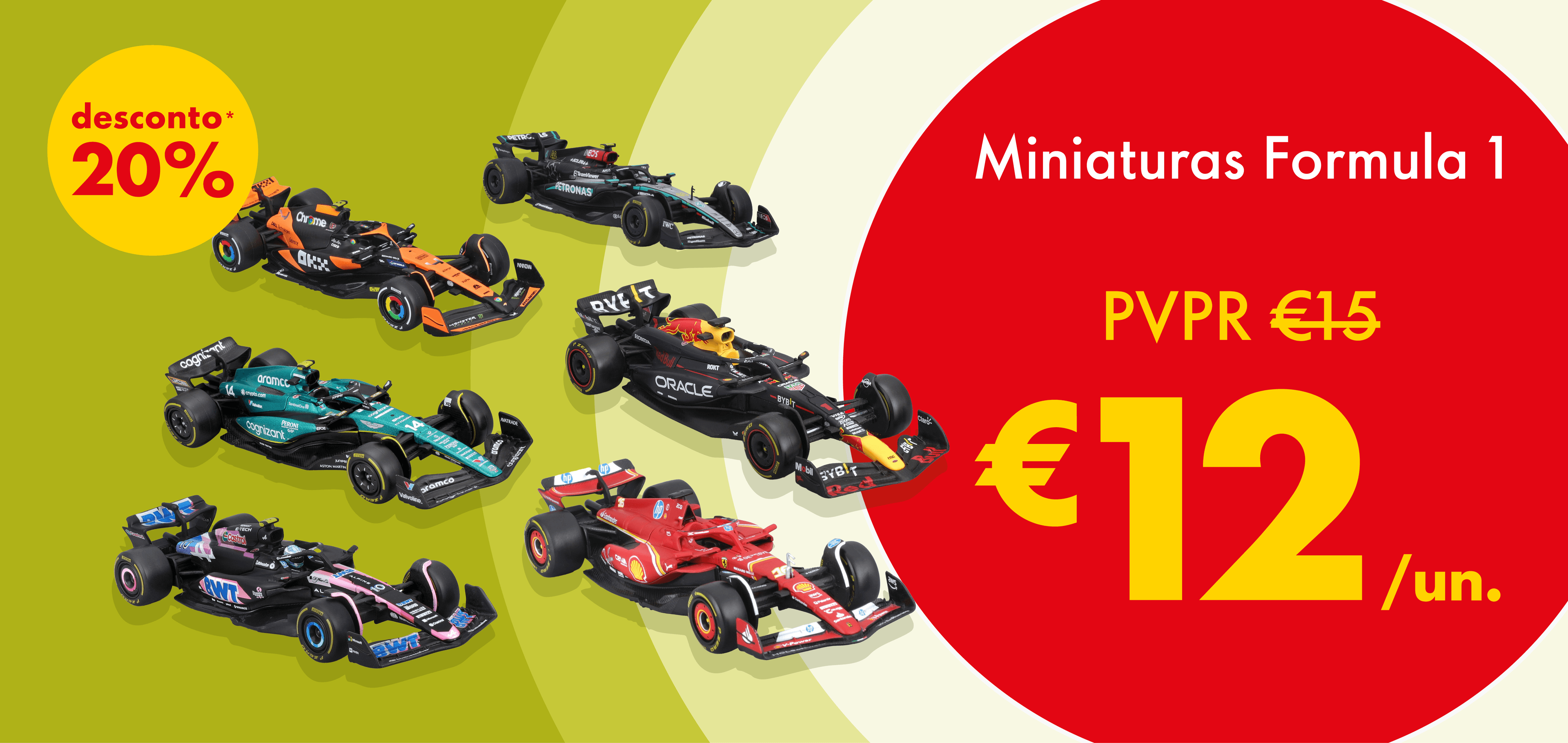 Campanha Miniaturas Formula 1