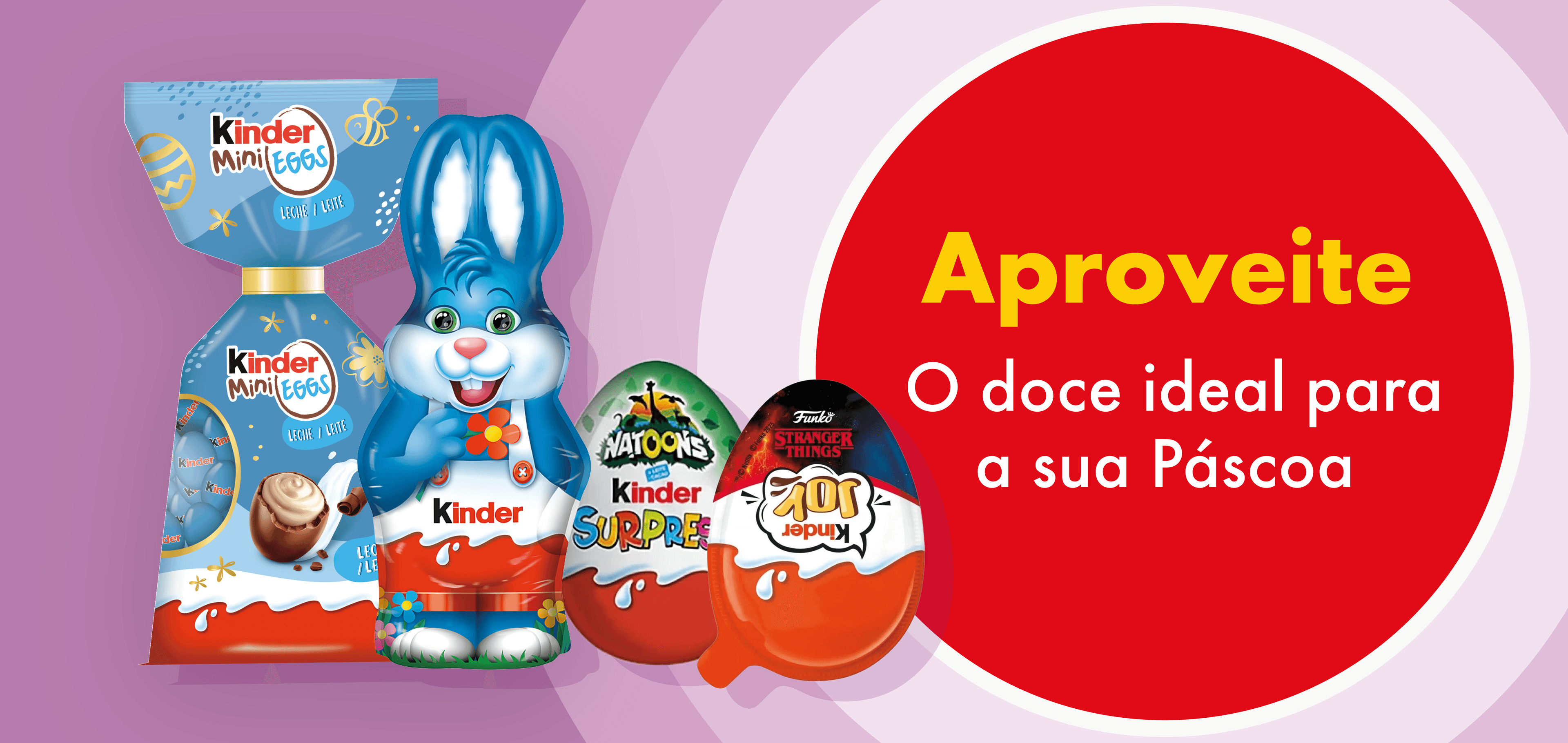 Shell Select - Doces de Páscoa Kinder